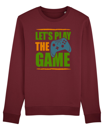 Let's Play The Game Burgundy