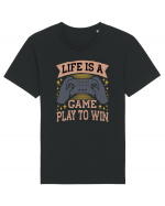 Life Is A Game Play To Win Tricou mânecă scurtă Unisex Rocker