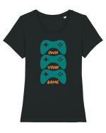 Own Your Game Tricou mânecă scurtă guler larg fitted Damă Expresser