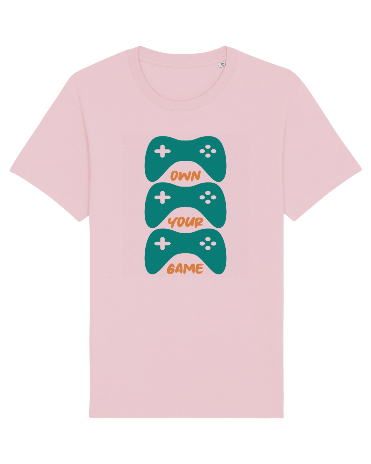Tricou mânecă scurtă Unisex Rocker Cotton Pink