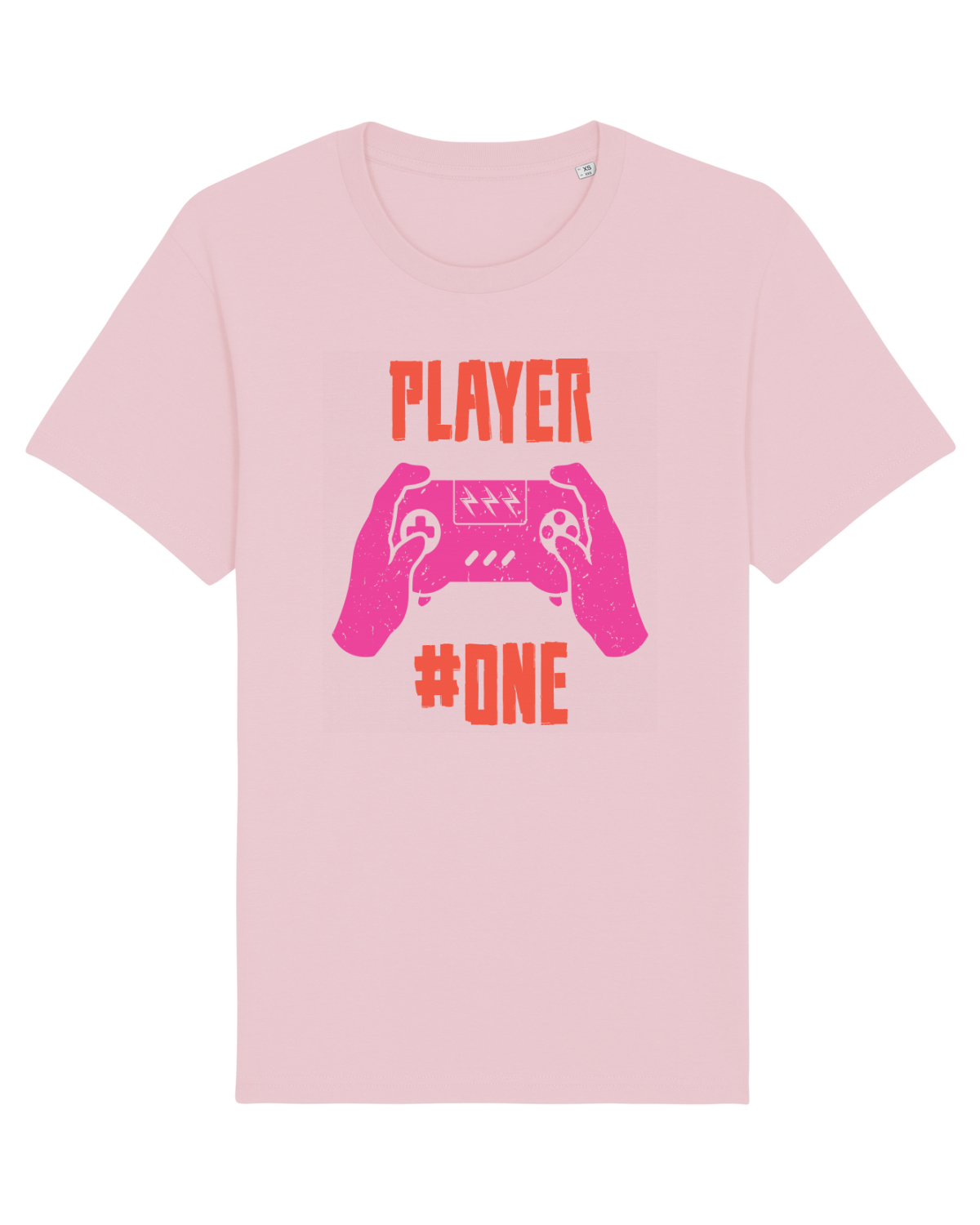 Tricou mânecă scurtă Unisex Rocker Cotton Pink