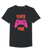 Player One Tricou mânecă scurtă guler larg Bărbat Skater