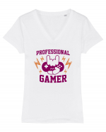 Professional Gamer Tricou mânecă scurtă guler V Damă Evoker