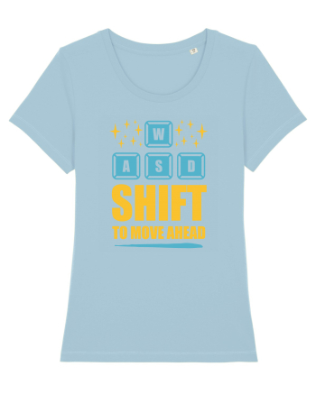 Shift To Move Ahead Sky Blue