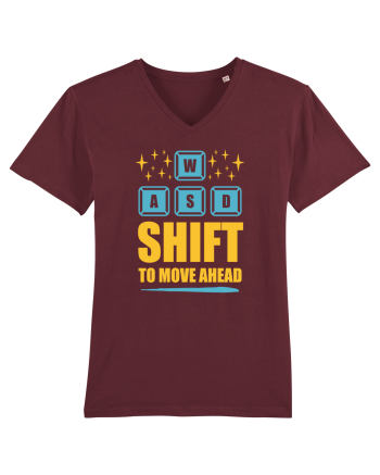 Shift To Move Ahead Burgundy
