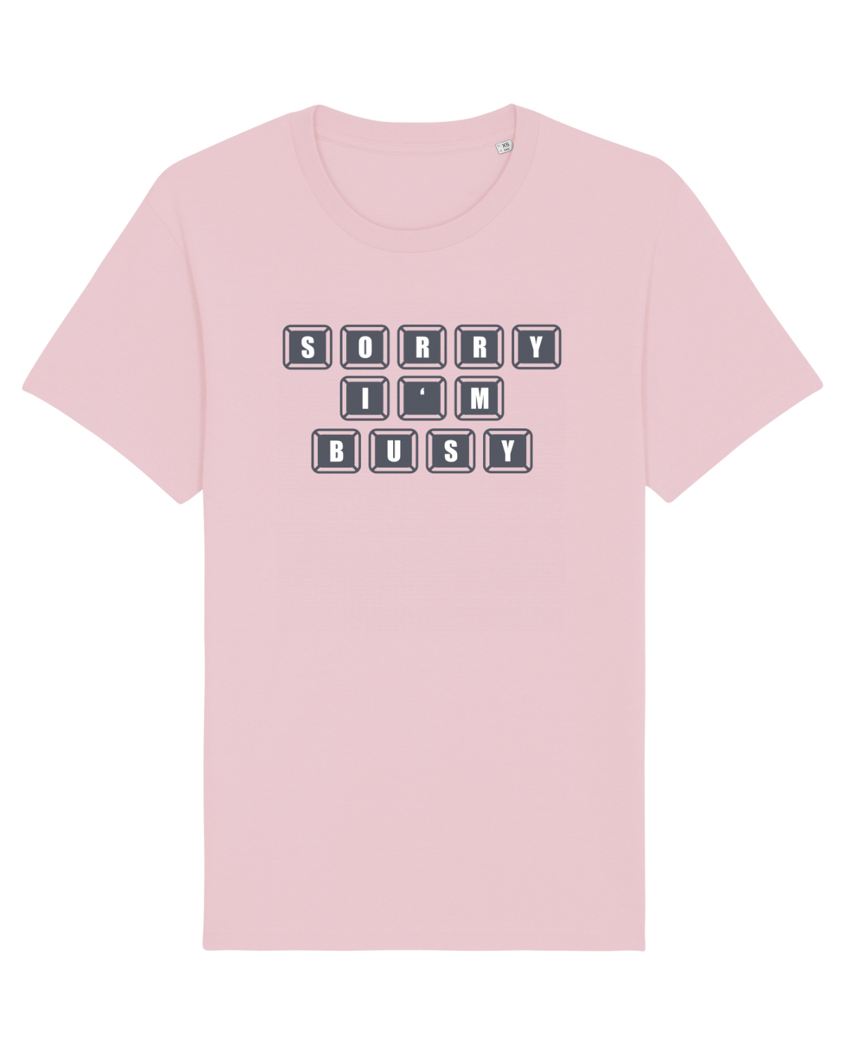 Tricou mânecă scurtă Unisex Rocker Cotton Pink