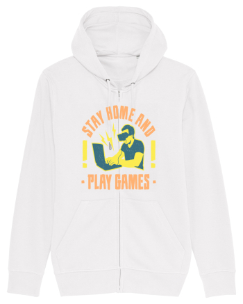 Stay Home And Play Games White
