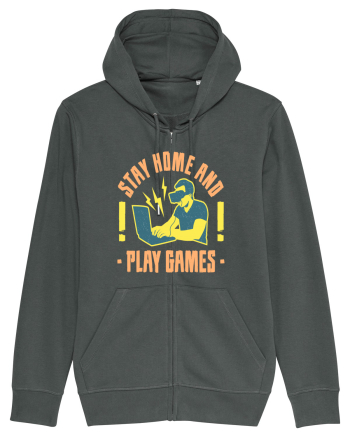 Stay Home And Play Games Anthracite