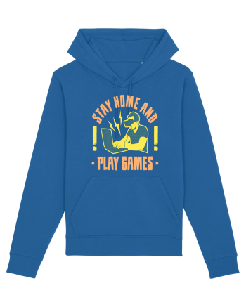 Stay Home And Play Games Royal Blue