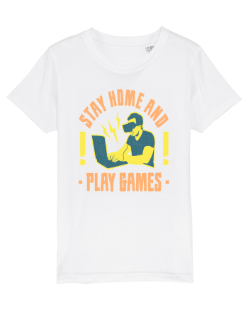 Stay Home And Play Games White