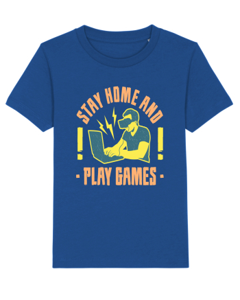 Stay Home And Play Games Majorelle Blue