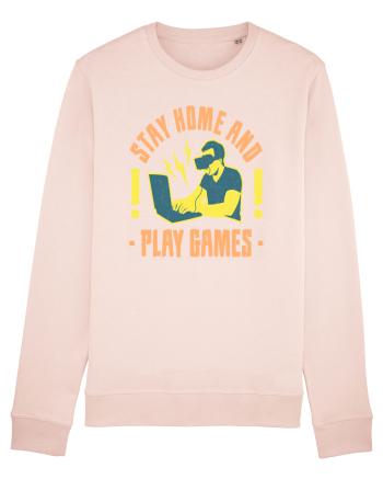 Stay Home And Play Games Candy Pink