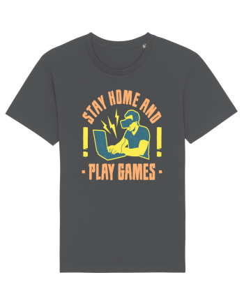 Stay Home And Play Games Anthracite