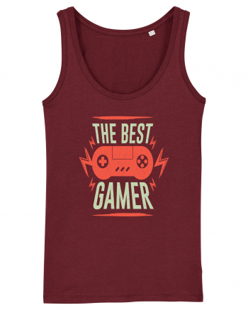 The Best Gamer Burgundy