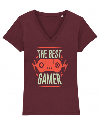 The Best Gamer Burgundy