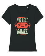 The Best Gamer Tricou mânecă scurtă guler larg fitted Damă Expresser