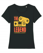 The Legend Tricou mânecă scurtă guler larg fitted Damă Expresser