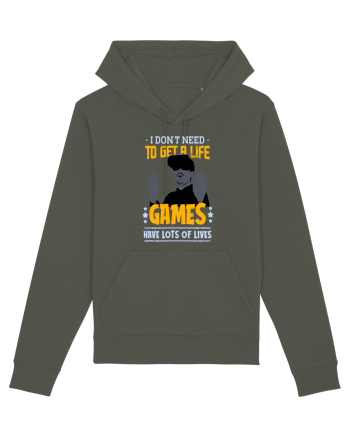 Games Have Lots Of Lives Khaki
