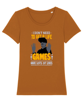 Games Have Lots Of Lives Roasted Orange