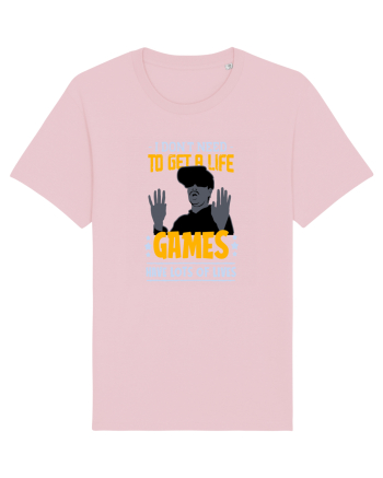 Games Have Lots Of Lives Cotton Pink