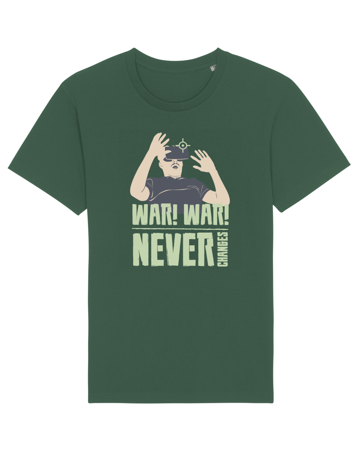 Tricou mânecă scurtă Unisex Rocker Bottle Green