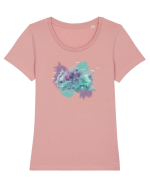 Fly Away... Tricou mânecă scurtă guler larg fitted Damă Expresser