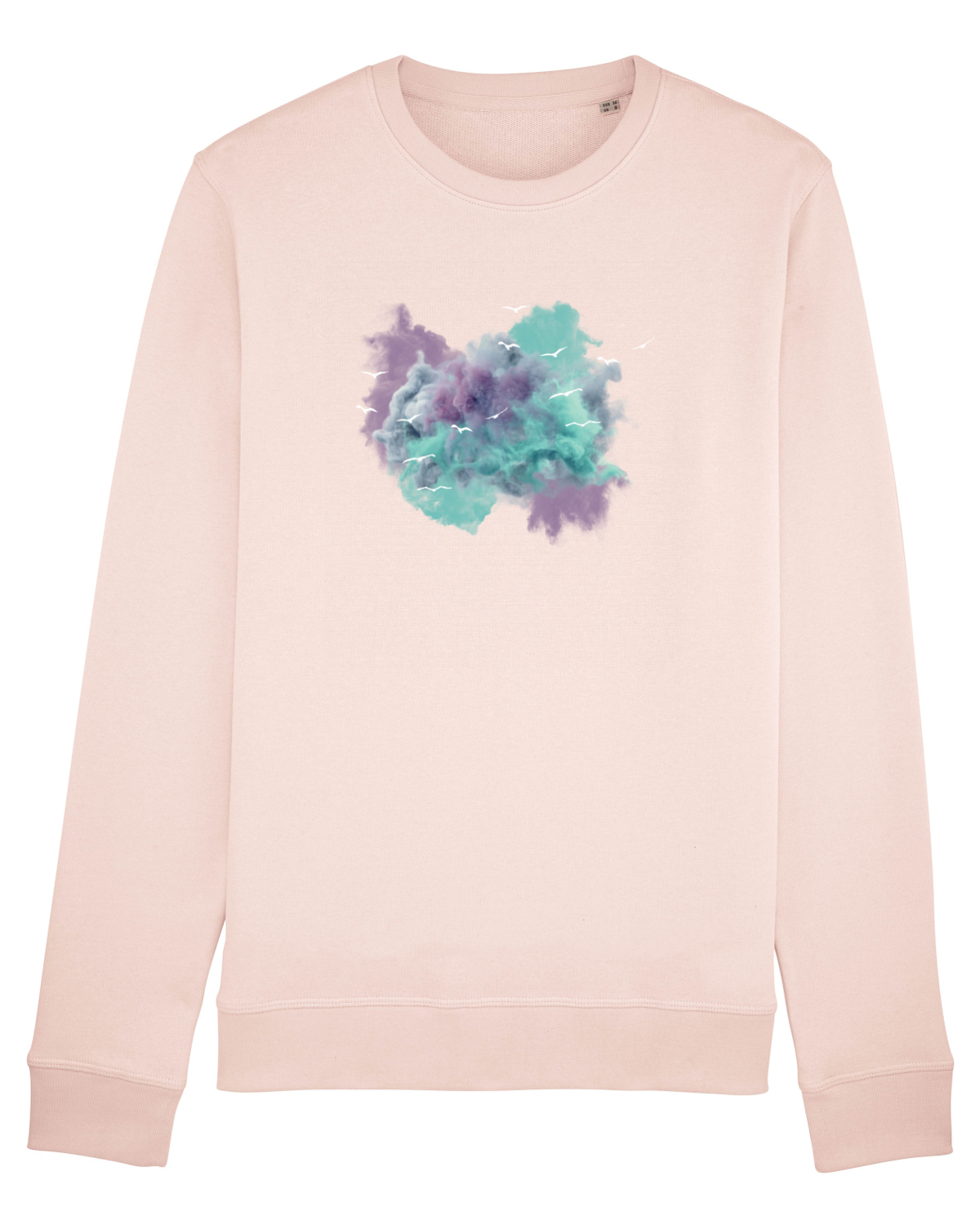Bluză mânecă lungă Unisex Rise Candy Pink