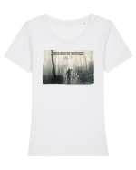 alien abduction Tricou mânecă scurtă guler larg fitted Damă Expresser