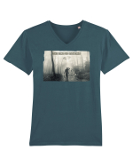 alien abduction Tricou mânecă scurtă guler V Bărbat Presenter