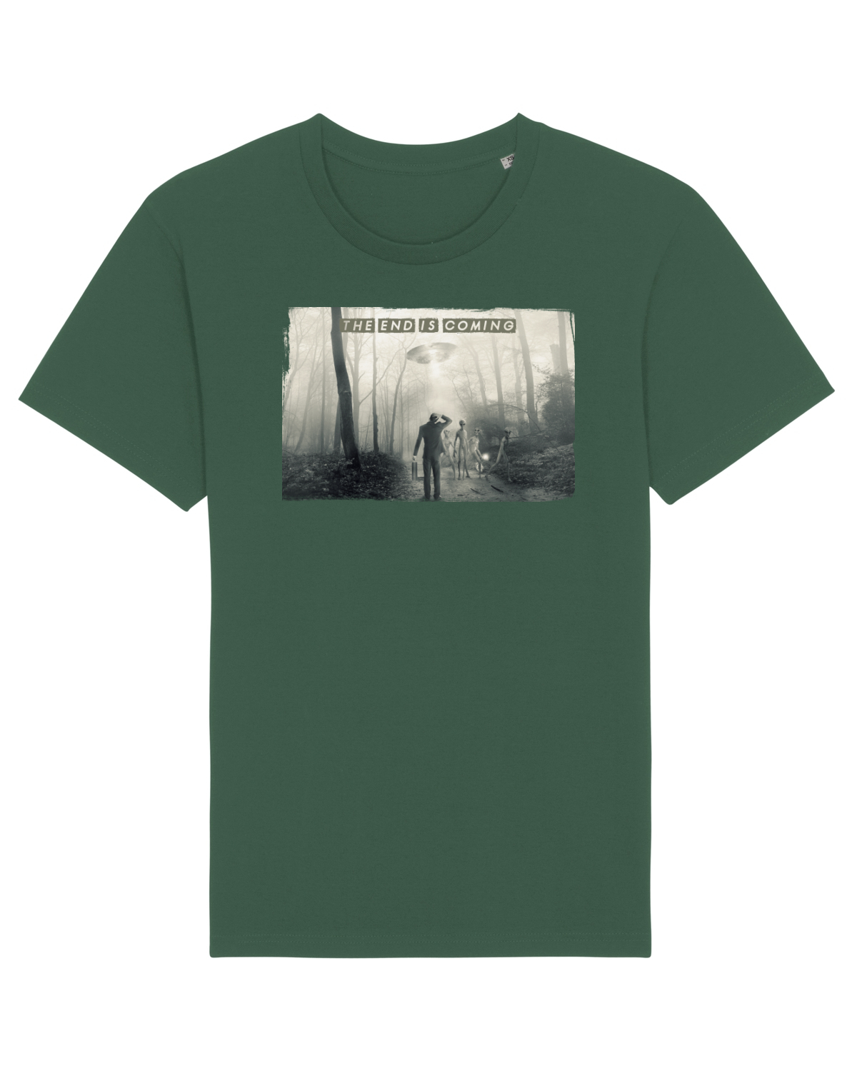 Tricou mânecă scurtă Unisex Rocker Bottle Green