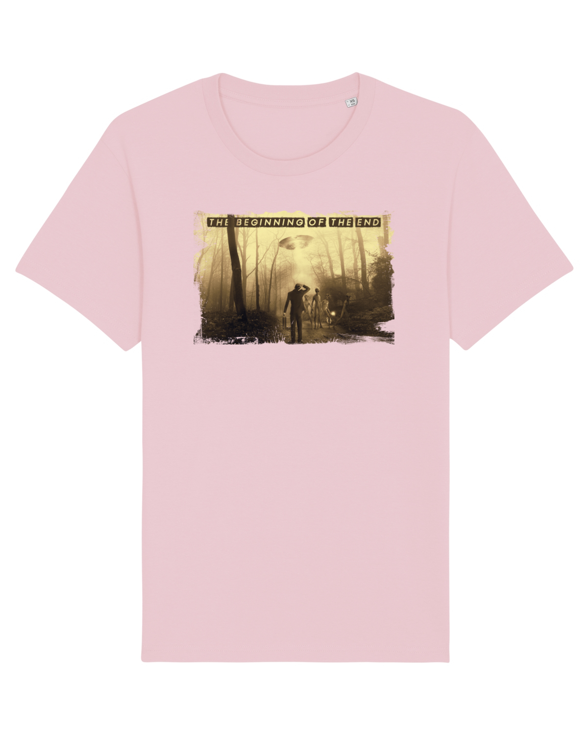 Tricou mânecă scurtă Unisex Rocker Cotton Pink