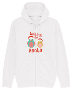 Waiting for Santa Hanorac cu fermoar Unisex Connector