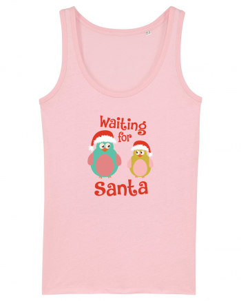 Waiting for Santa Cotton Pink