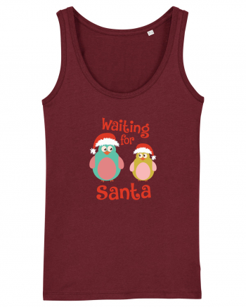 Waiting for Santa Burgundy