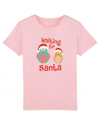 Waiting for Santa Cotton Pink