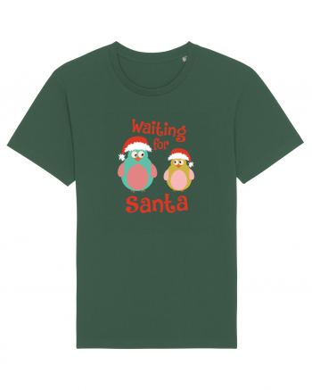 Waiting for Santa Bottle Green
