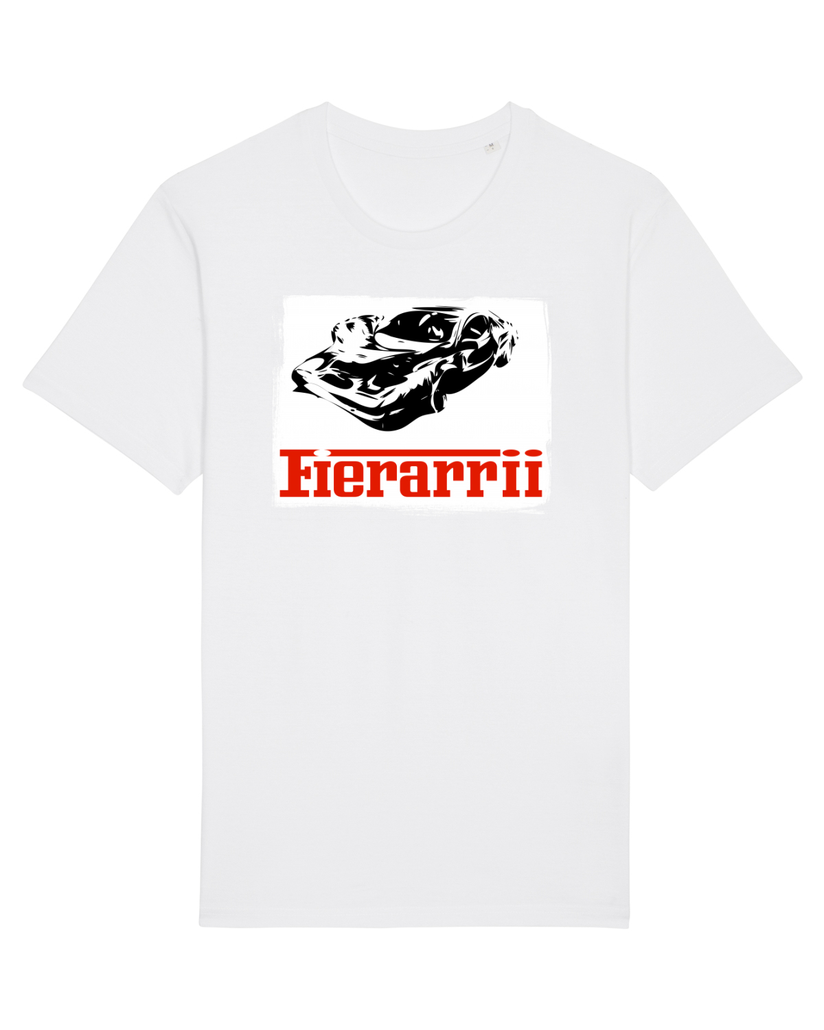 Tricou mânecă scurtă Unisex Rocker White