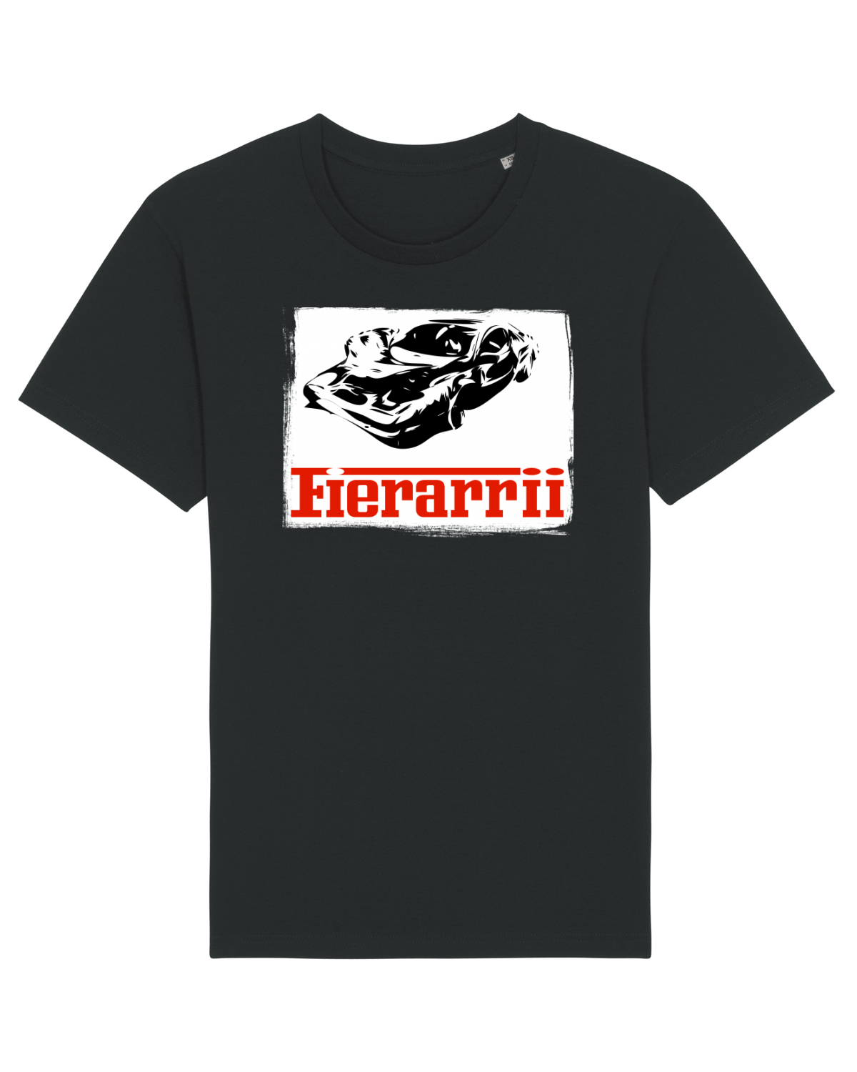 Tricou mânecă scurtă Unisex Rocker Black