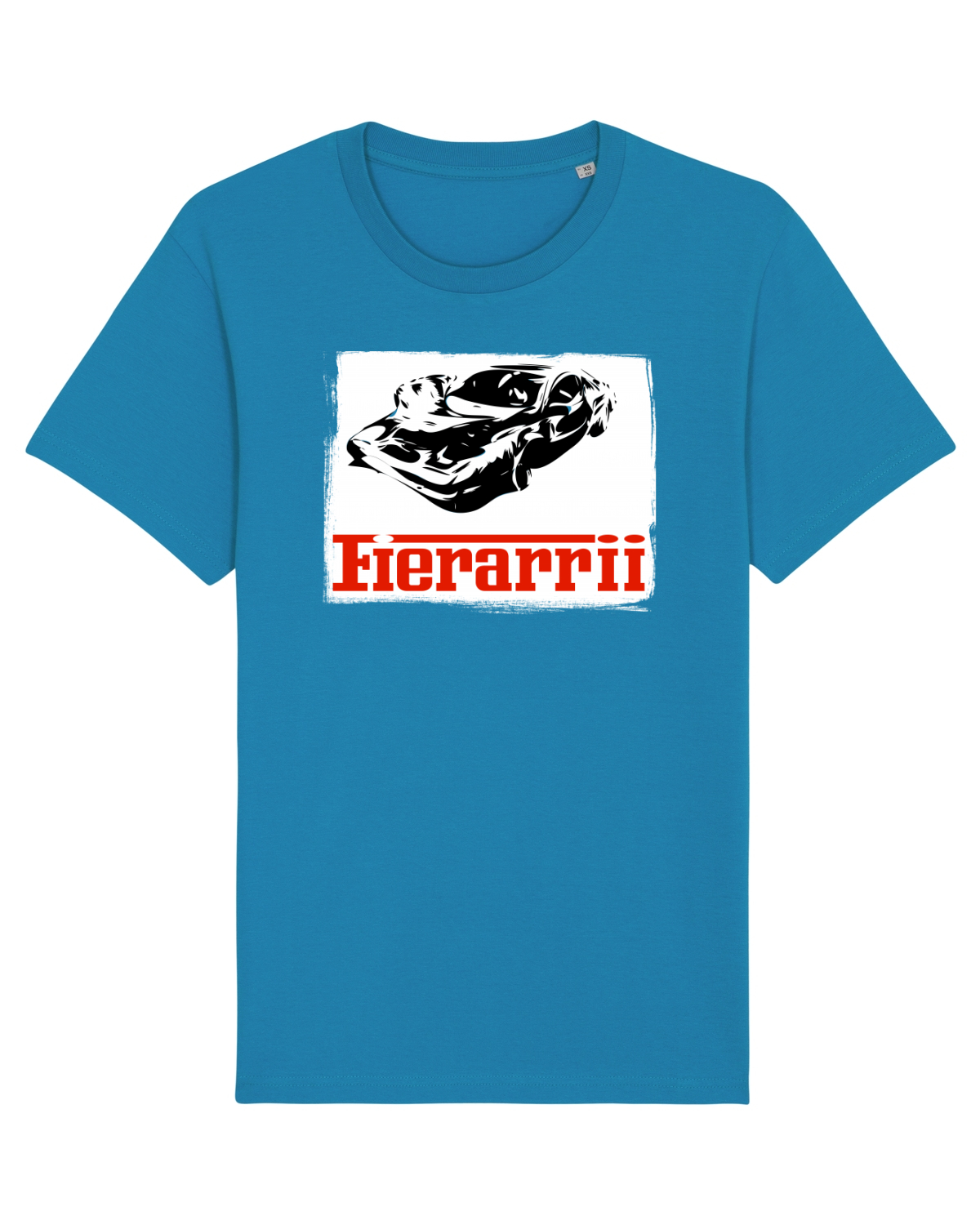 Tricou mânecă scurtă Unisex Rocker Azur