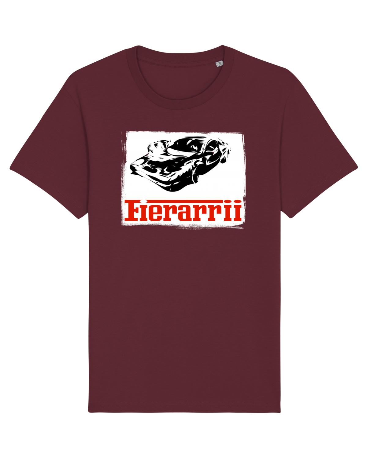Tricou mânecă scurtă Unisex Rocker Burgundy