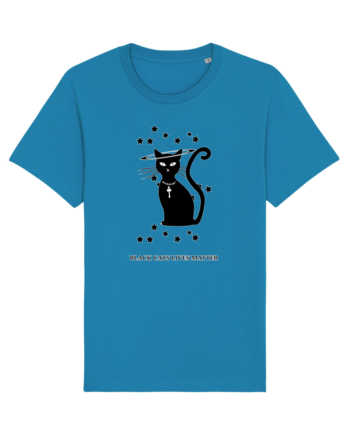 Tricou mânecă scurtă Unisex Rocker Azur