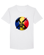 Pompier 2 Tricou mânecă scurtă guler larg Bărbat Skater