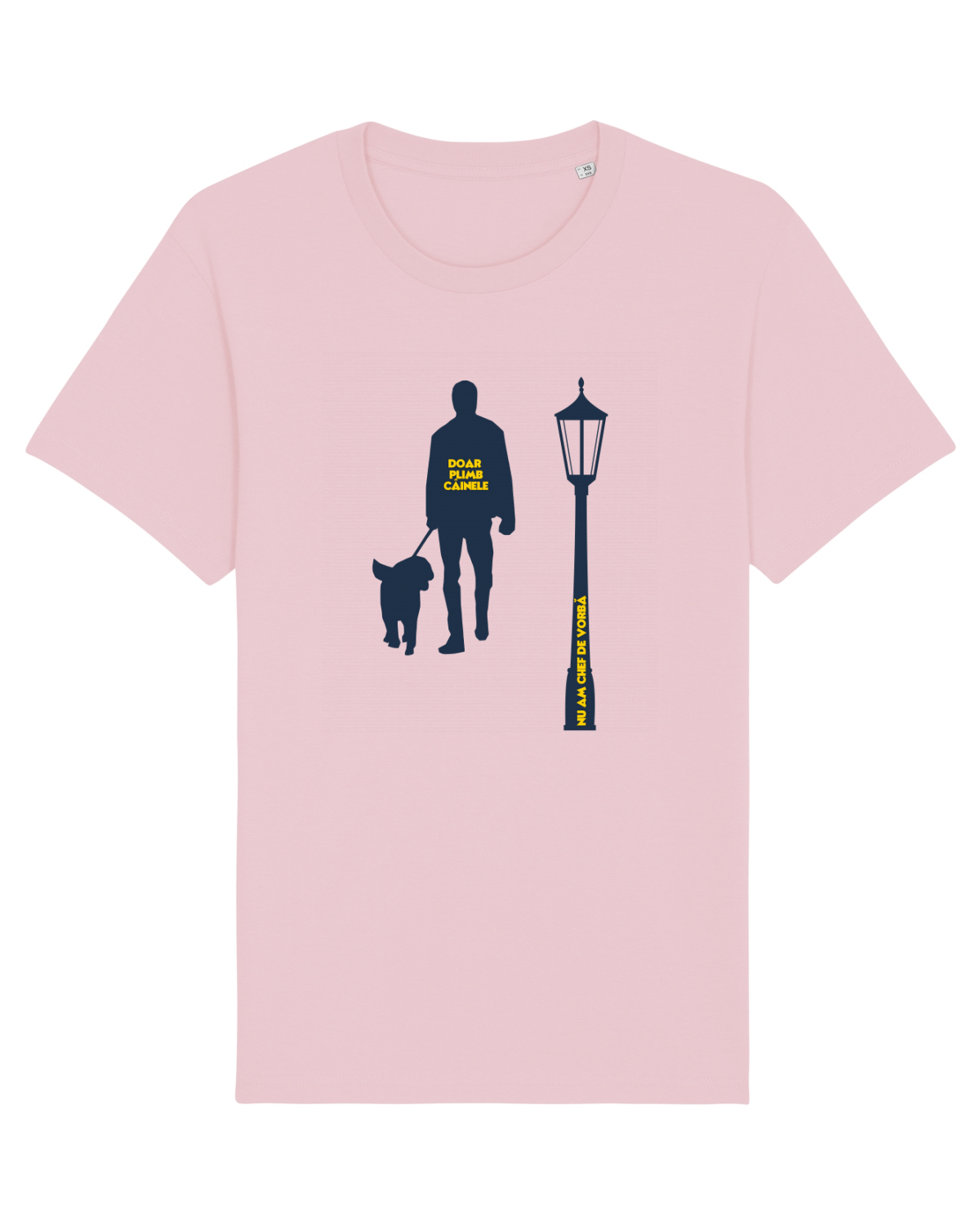 Tricou mânecă scurtă Unisex Rocker Cotton Pink