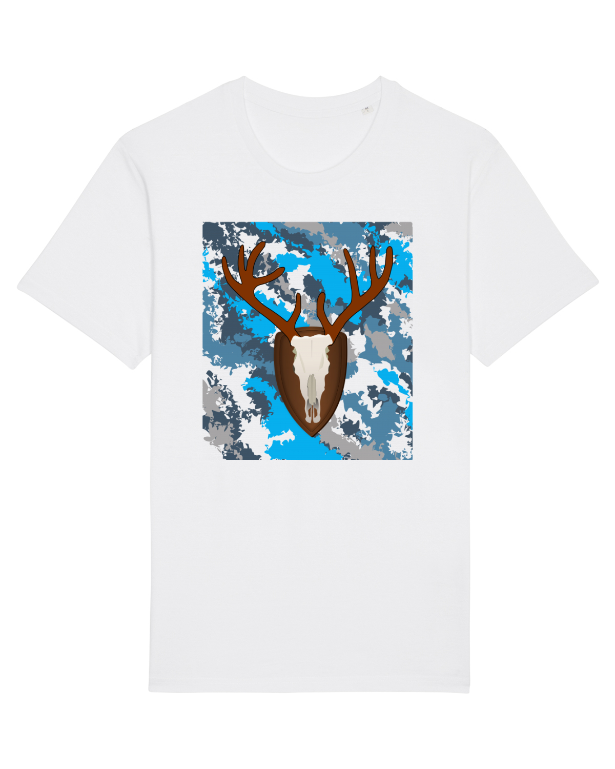 Tricou mânecă scurtă Unisex Rocker White