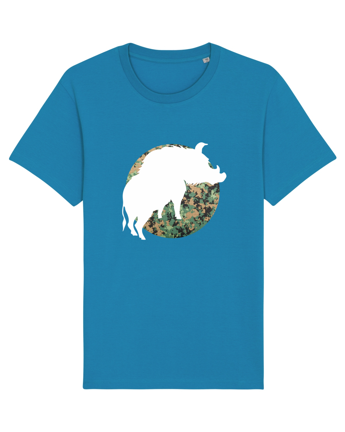 Tricou mânecă scurtă Unisex Rocker Azur