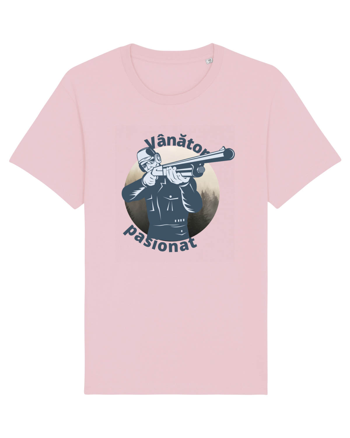 Tricou mânecă scurtă Unisex Rocker Cotton Pink