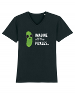 IMAGINE All The Pickels - Parodie Tricou mânecă scurtă guler V Bărbat Presenter