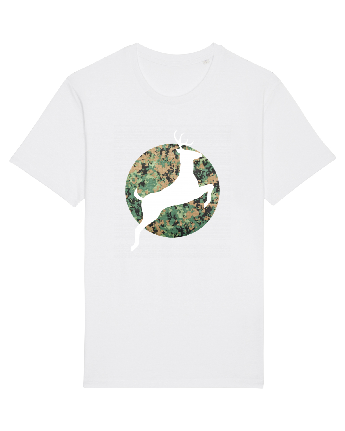 Tricou mânecă scurtă Unisex Rocker White