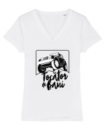 Tocator de bani Tricou mânecă scurtă guler V Damă Evoker