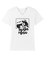 Tocator de bani Tricou mânecă scurtă guler V Bărbat Presenter